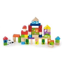 Viga 50285 Farm Building Blocks Set