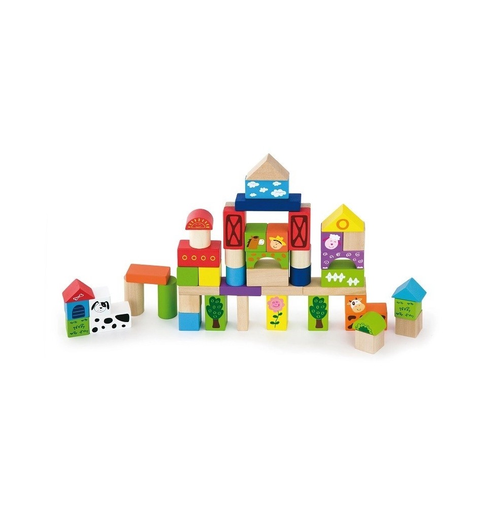 Viga 50285 Farm Building Blocks Set