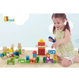 Viga 50285 Farm Building Blocks Set