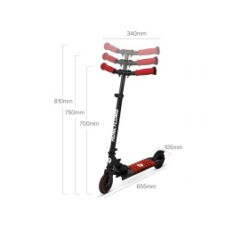 Qplay Honeycomb Scooter Red