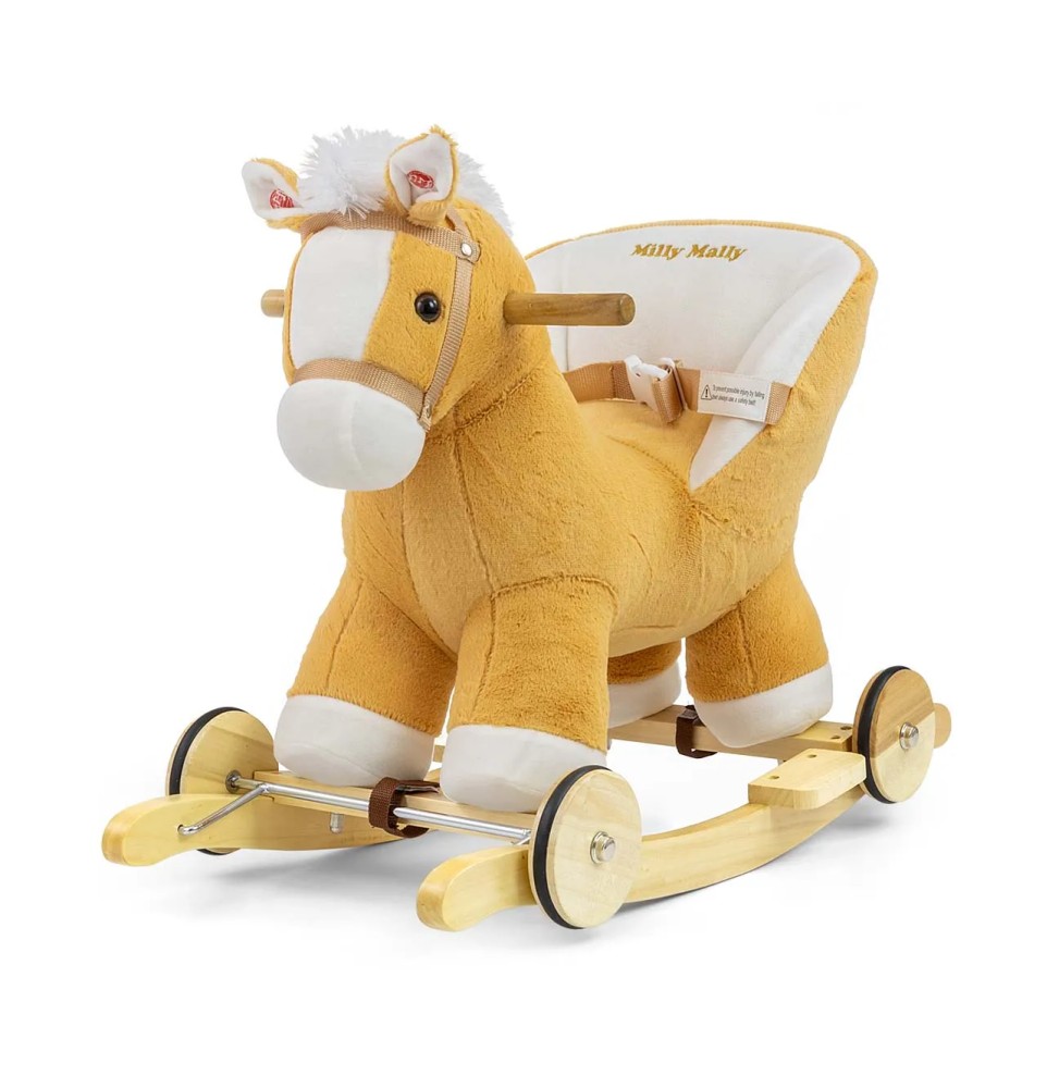 Milly Mally Polly Light Brown Rocking Horse