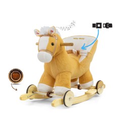 Milly Mally Polly Light Brown Rocking Horse