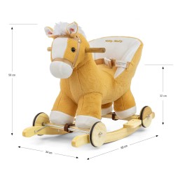 Milly Mally Polly Light Brown Rocking Horse