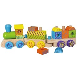 Viga 50572b Colorful Train for Kids