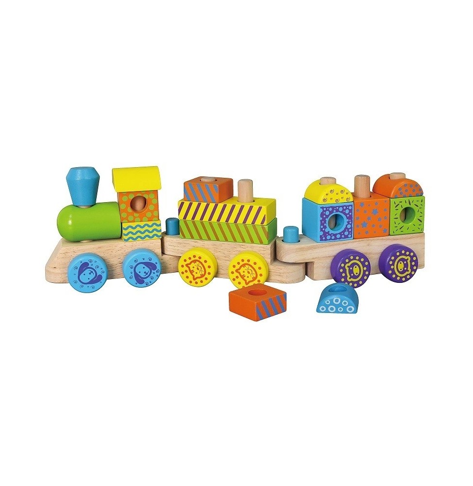 Viga 50572b Colorful Train for Kids