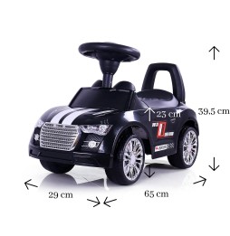 Racer Black Ride-On - Interactive Vehicle for Kids