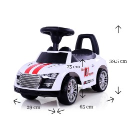Pojazd Racer White - Jeździk dla Dzieci