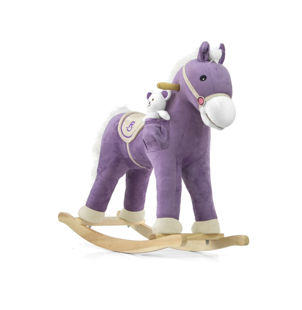 Purple Pony Rocking Horse