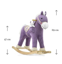 Purple Pony Rocking Horse