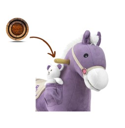 Purple Pony Rocking Horse