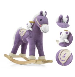 Purple Pony Rocking Horse