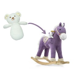 Konik Pony Purple na biegunach