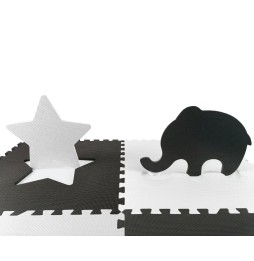 Mata piankowa puzzle Jolly 2x2 - Szara