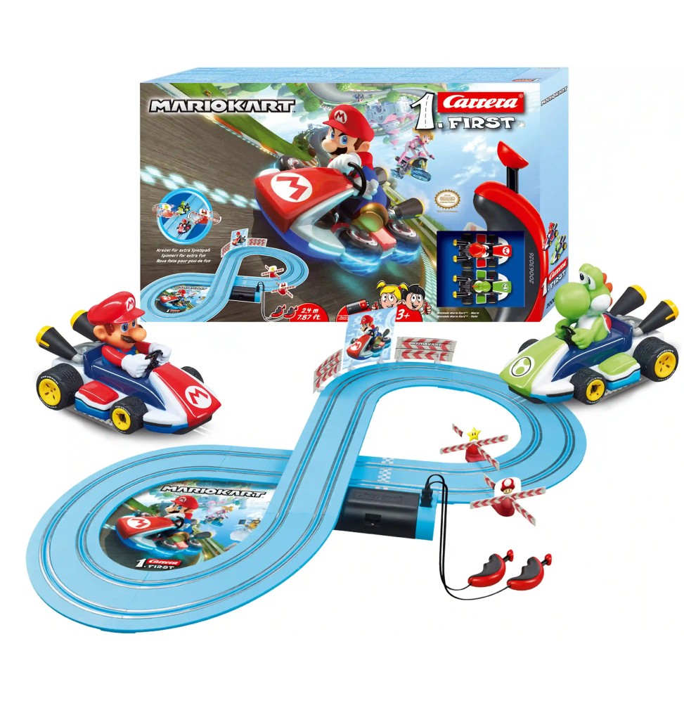 Carrera First Mario Kart 2,4m - Mario și Yoshi