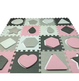 Jolly 4x4 Foam Mat - Pink Grey