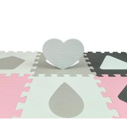 Jolly 4x4 Foam Mat - Pink Grey