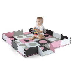 Jolly 4x4 Foam Mat - Pink Grey