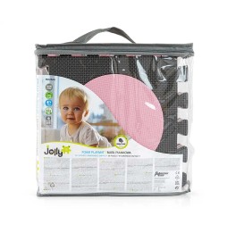 Jolly 4x4 Foam Mat - Pink Grey