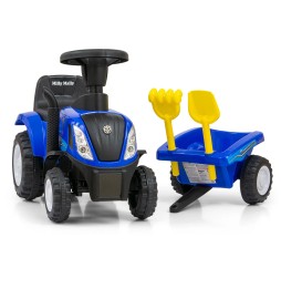 Tractor New Holland T7 cu remorcă