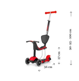 Little Star Red Scooter 3 in 1