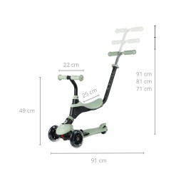 Qplay Sema Pro 3in1 Scooter Green