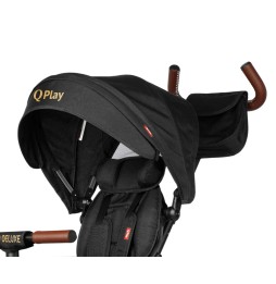 Rowerek Rito Deluxe Rubber Black - Qplay