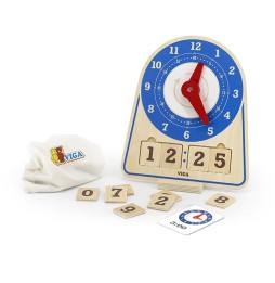 Viga 44547 Wooden Learning Clock