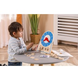 Viga 44547 Wooden Learning Clock