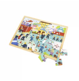 Puzzle Viga 44581 - strażak w akcji