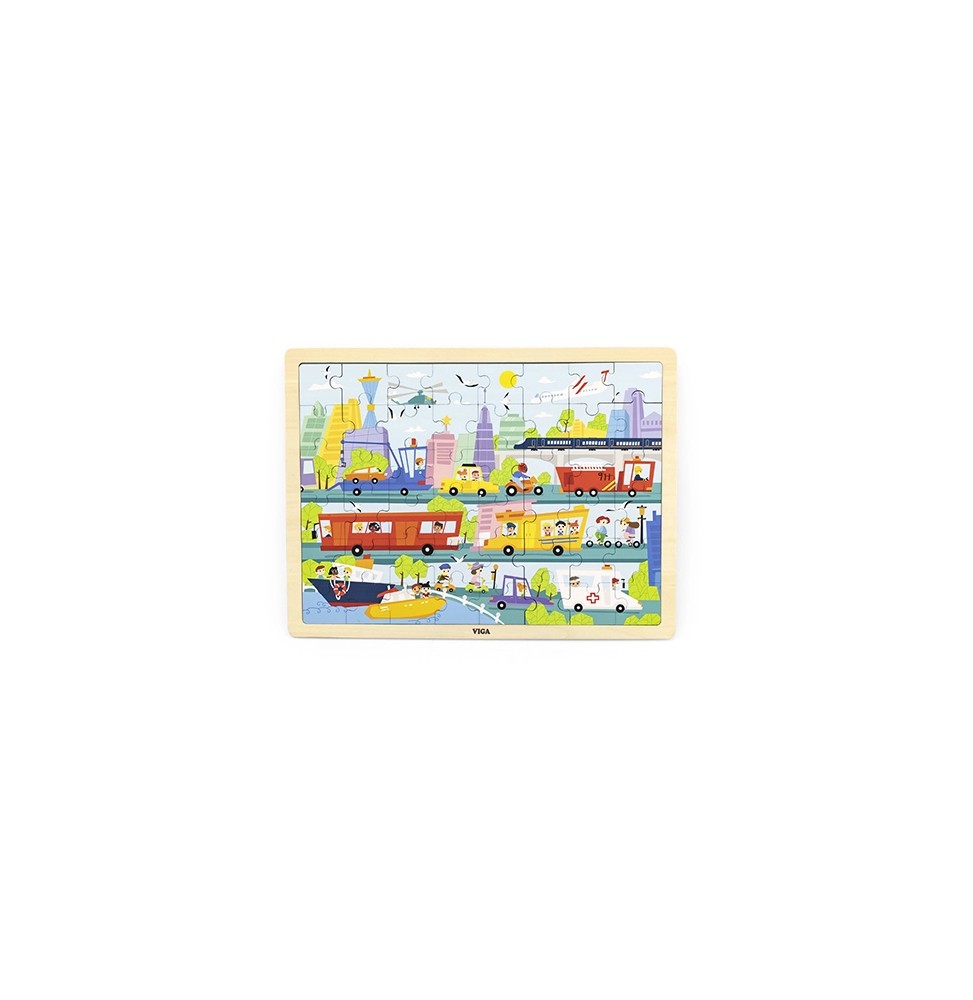 Viga City Transport Puzzle 48 Pieces