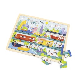 Viga puzzle transport w mieście 48 elementów