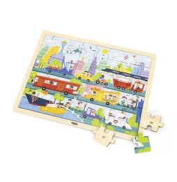 Viga puzzle transport w mieście 48 elementów