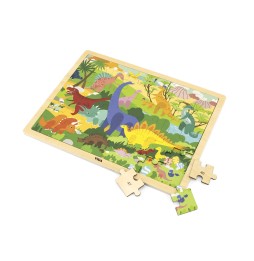 Viga Puzzle dinozaury 48 elementów