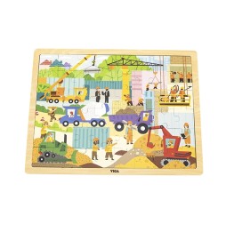 Viga 48-Piece Puzzle - Construction Machinery