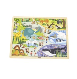 Viga Puzzle 48 piese - descoperim zoo