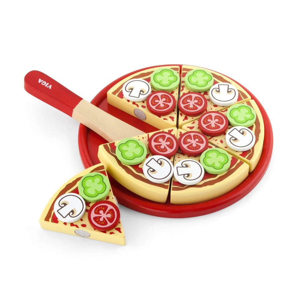 Viga 58500 Pizza Cutting Toy for Kids