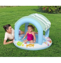 Bestway Sweet Shoppe Inflatable Pool with Canopy