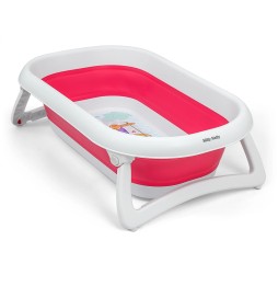 Aqua Pink Foldable Bathtub - Milly Mally