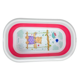 Aqua Pink Foldable Bathtub - Milly Mally