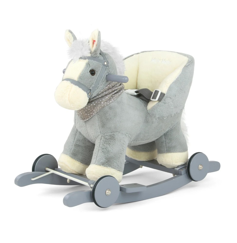 Polly Gray Rocking Horse for Kids