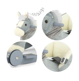 Polly Gray Rocking Horse for Kids