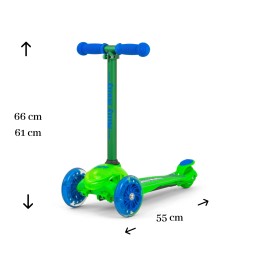 Trotineta Milly Mally Zapp Verde