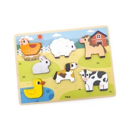 Viga Farm Puzzle Set