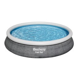 Bestway Fast Set Pool with Pump 4.57m Gray