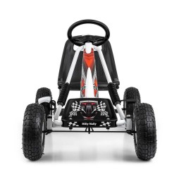 Thor White Pedal Go-Kart - Milly Mally