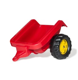 Tractor Rolly Kid cu remorcă roșie