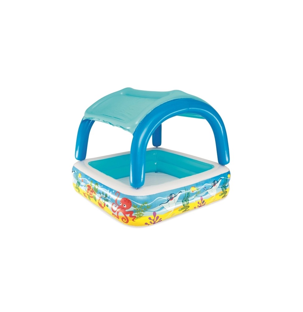 Bestway Pool with Canopy Coral Reef 1.40m