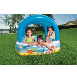 Bestway Pool with Canopy Coral Reef 1.40m