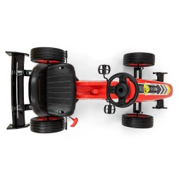 Rocket Red Go-Kart for Kids 3+