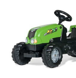 Traktor Rolly Kid z Przyczepą Zielony